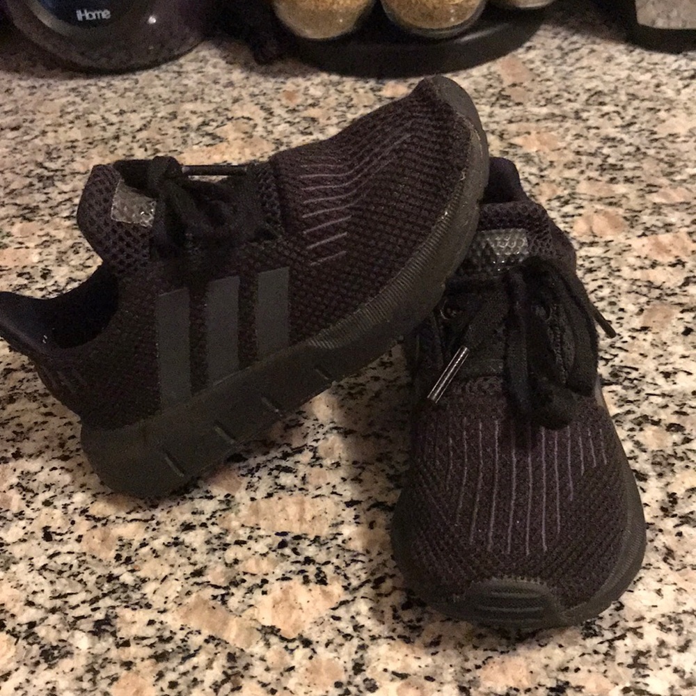 Black Toddler Boy Adidas Swift Run Size 9